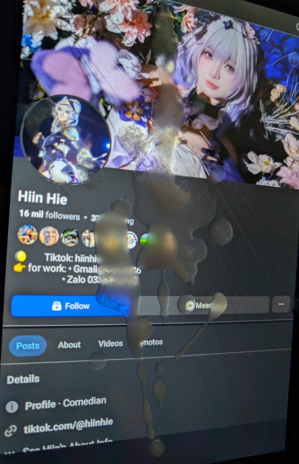 Cumtribute/SOP/Cocktribute Honkai Star Rail Cipher cosplayer commission #CE02eeBO